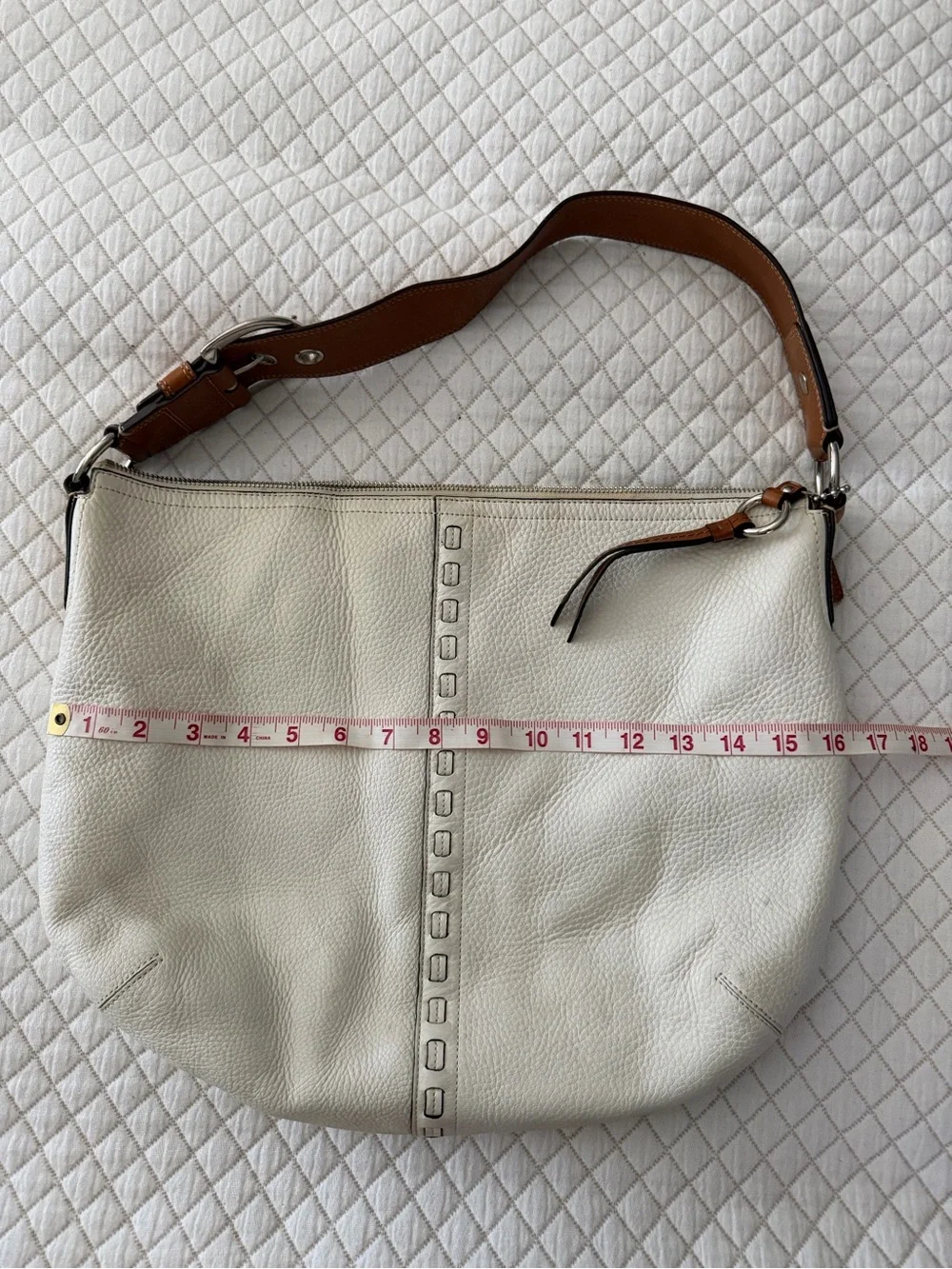 Coach pebbled leather